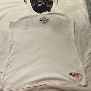 Harley-Davidson Black and Red Graphic Tee